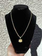 Small HK pendant w/ chain